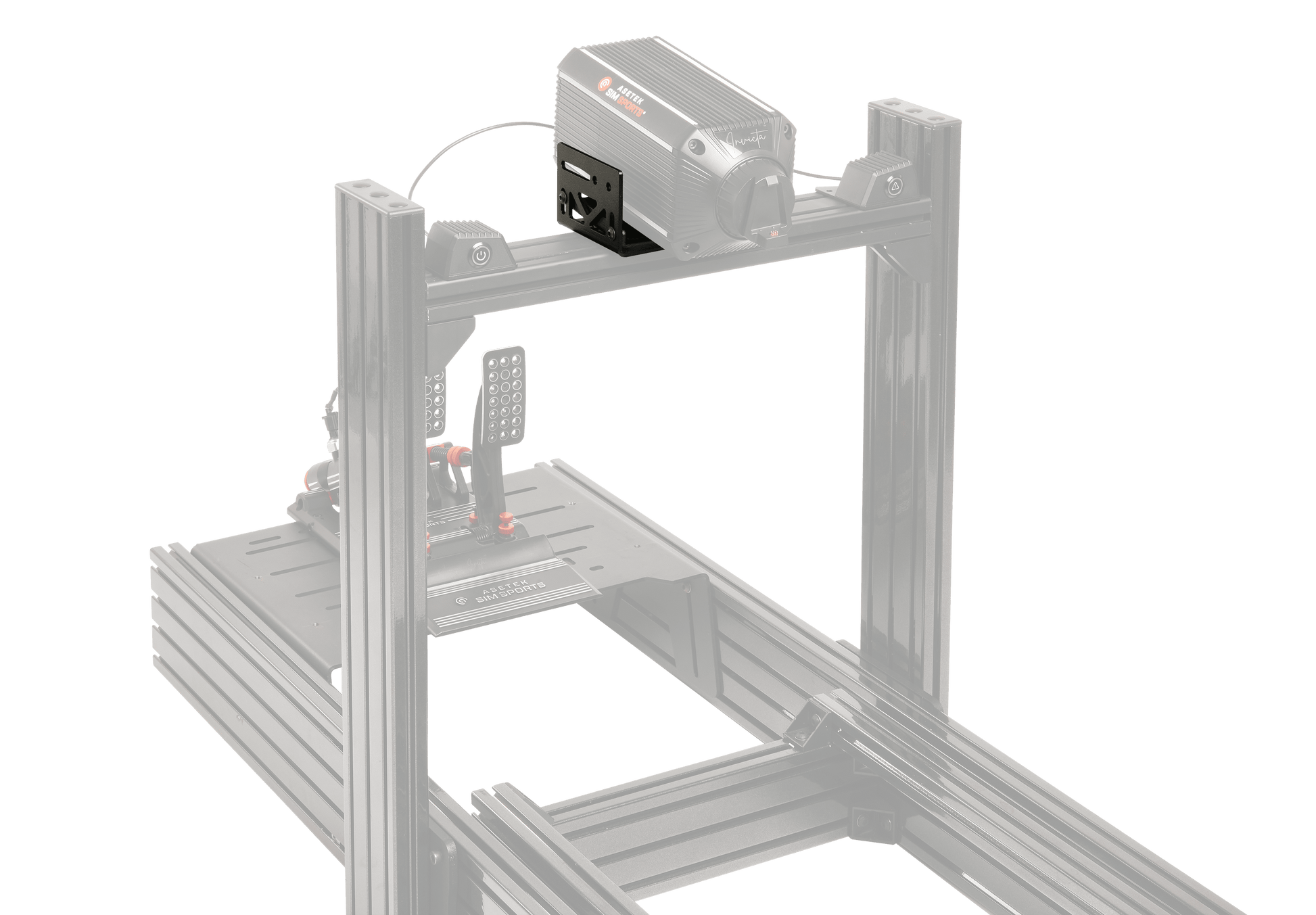 Asetek SimSports® Wheelbase Mount With Tilt | SimCrafters