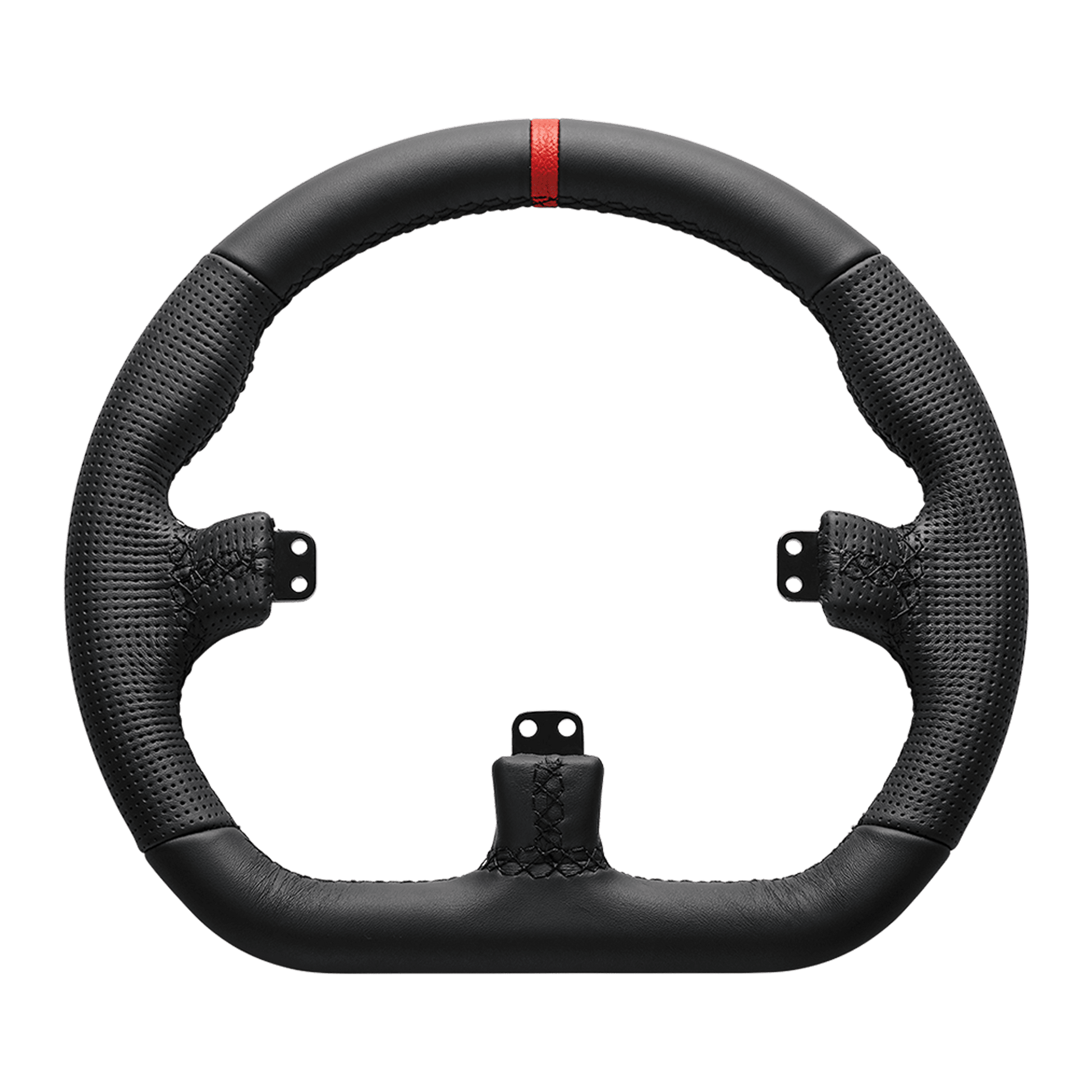 Closed D Black Leather Rim | SimCrafters