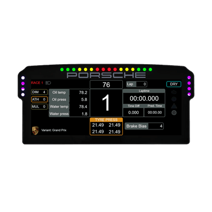 Porsche 911 GT3 Cup Dashboard Display Unit | SimCrafters